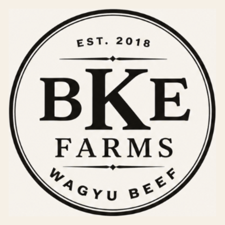 BKE Farms Wagyu beef badge logo